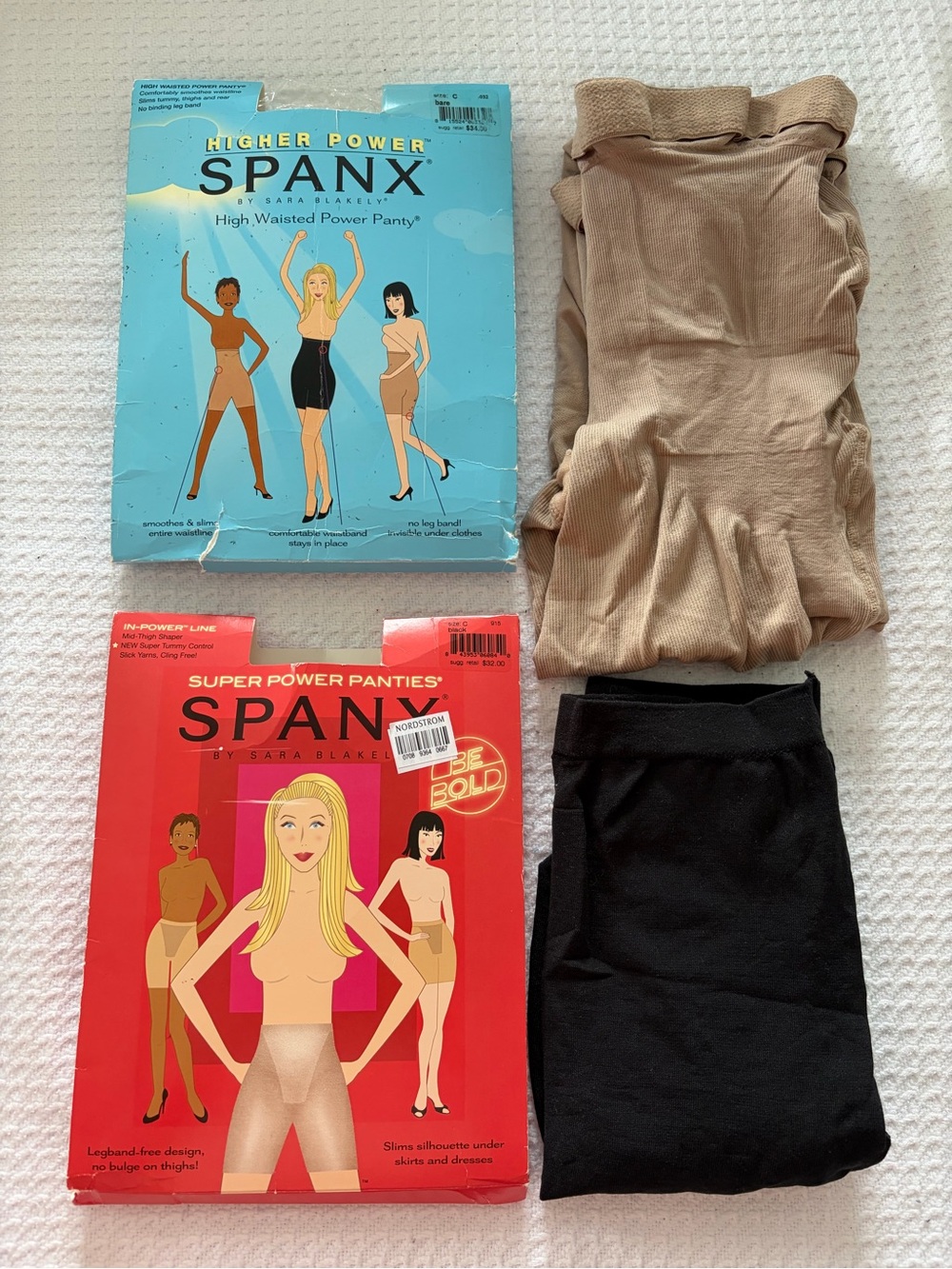 Set of 2 Spanx Power Panties Size C